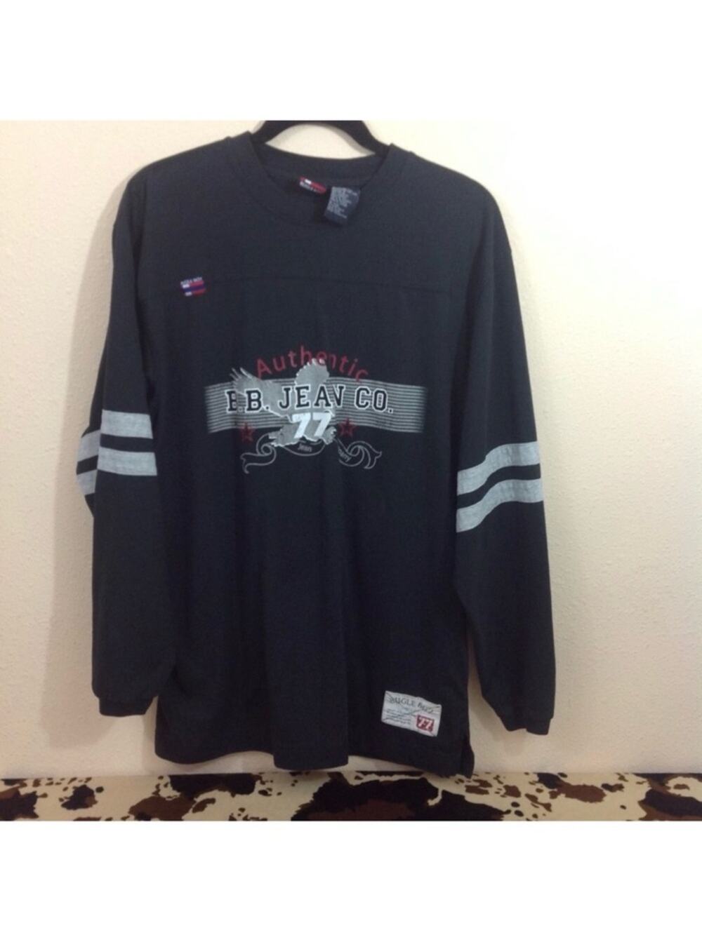 Vintage Bugle Boy long sleeve shirt, Size Large. In good used condition!